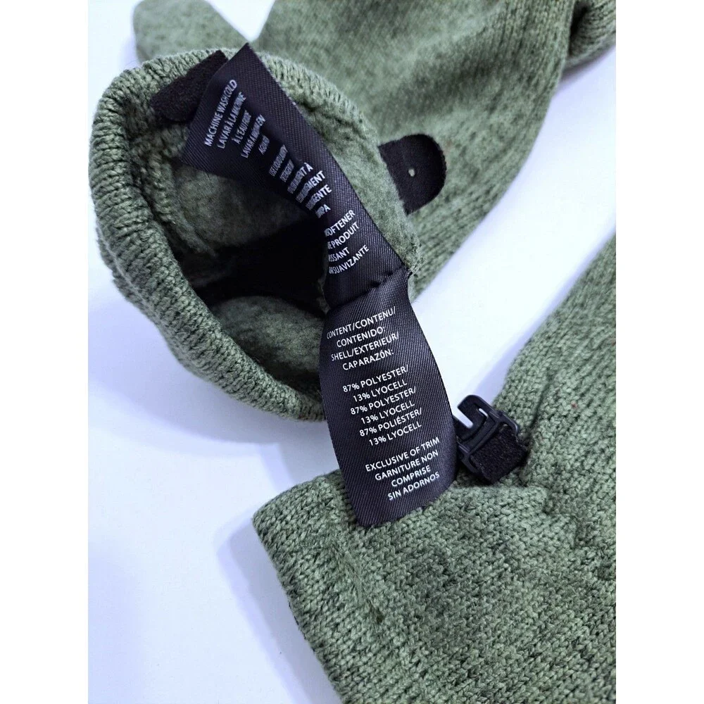 Merrell Convertible Mittens Gloves Flip Mitt Green Unisex Size XS Extra Small